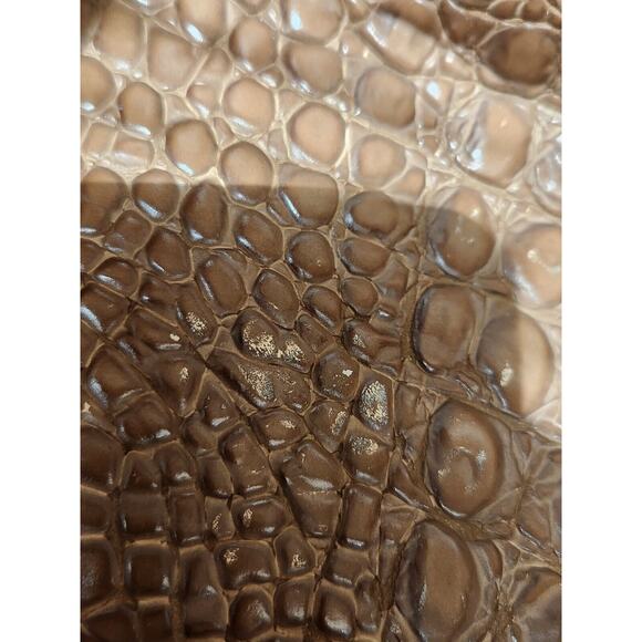 Jimmy Choo Rosabel Large Handbag Day Stainpea Mock Crock Nude Pre-owned Read!!! - Picture 15 of 16